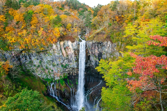 華厳の滝　秋