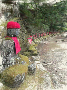 化け地蔵イラスト