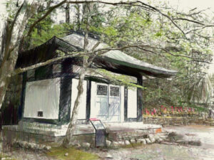 慈雲寺 憾満ヶ淵イラスト