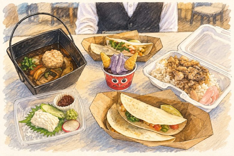 鬼怒川温泉ナイトマルシェ　鬼のごちそう